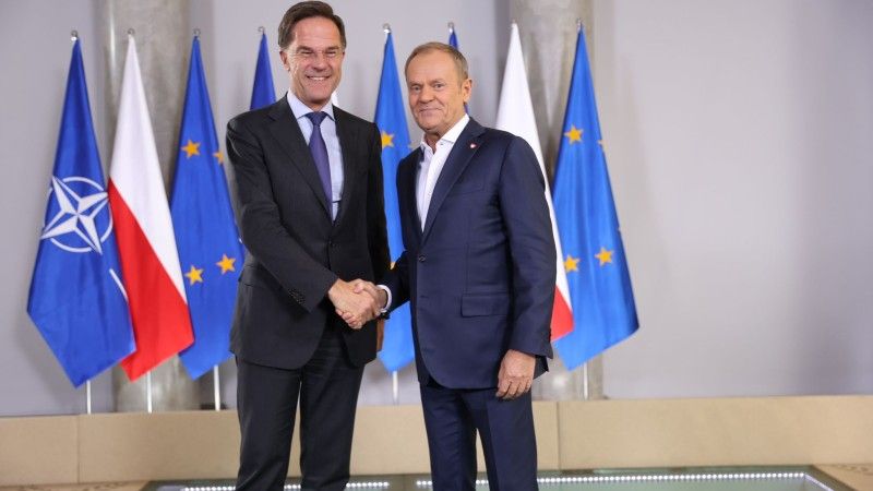 Premier RP, Donald Tusk, premier Donald Tusk, Sekretarz Generalny NATO, Mark Rutte