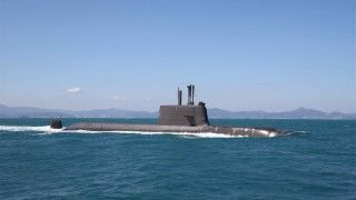 Południowokoreański okręt podwodny „An Mu” (SS-085) typu Dosan An Changho.
