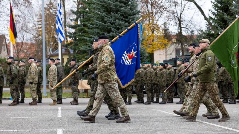 Przekazanie obowiązków dowódcy w Wielonarodowym Korpusie Północno-Wschodnim (MNCNE)