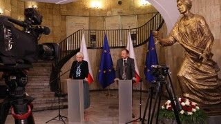 Marzena Czarnecka za mównicą