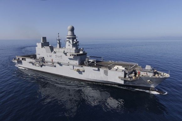 Fincantieri, al fulk, okręt uniwersalny, okręt desantowy, Katar