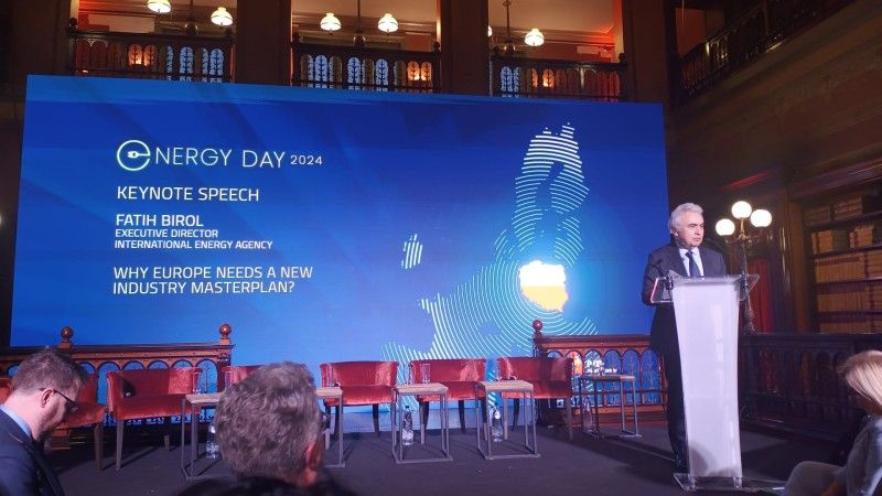 Fatih Birol podczas Energy Day 2024