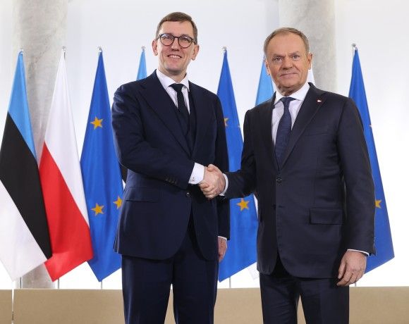 Spotkanie premierów Polski i Estonii.