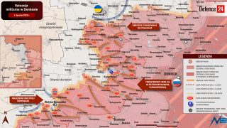 Sytuacja w Donbasie 1 stycznia 2025