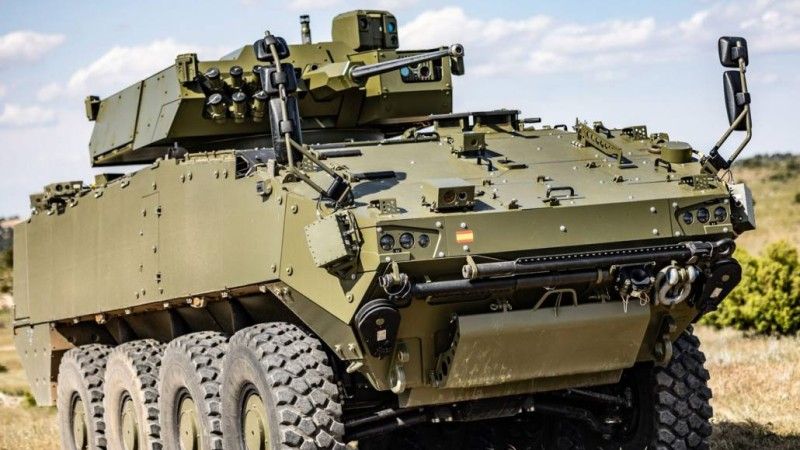 VCR 8x8 Dragon w odmianie bojowego wozu piechoty z wieżą Guardian 30.