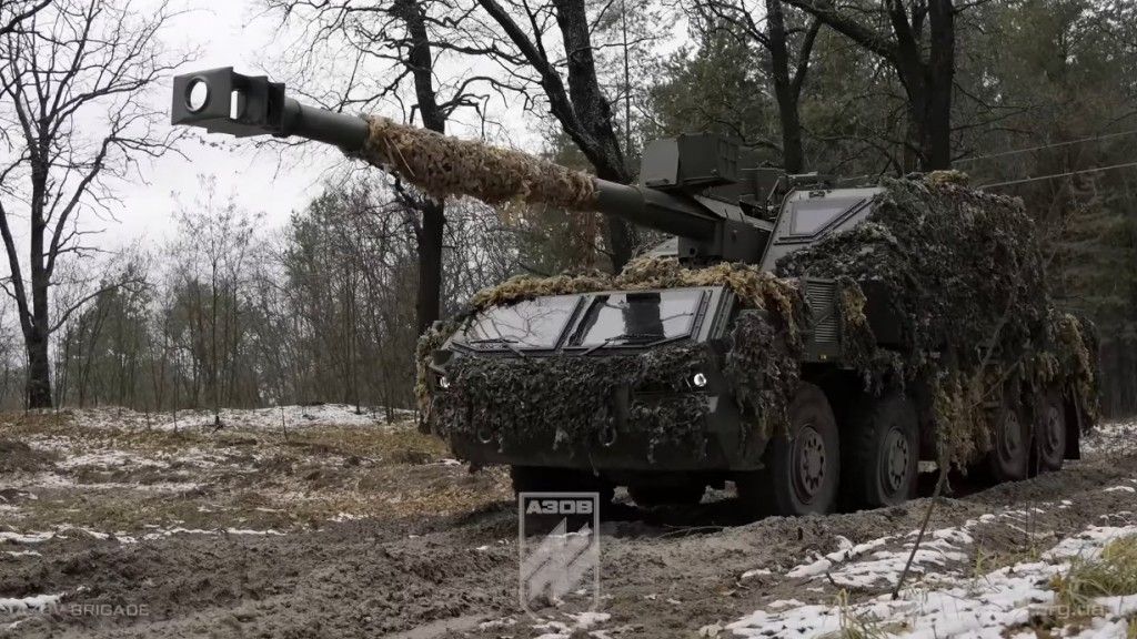 Nowa czeska artyleria w brygadzie Azow