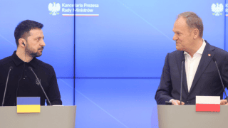 Wołodymyr Zełenski, Donald Tusk