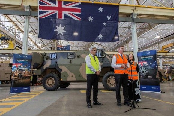 Bushmaster, Bendigo, Thales Australia, MRAP