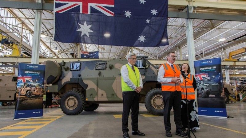 Bushmaster, Bendigo, Thales Australia, MRAP