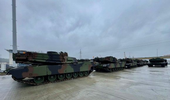 Czołgi M1A2 Abrams Sep v 3 w Gdyni