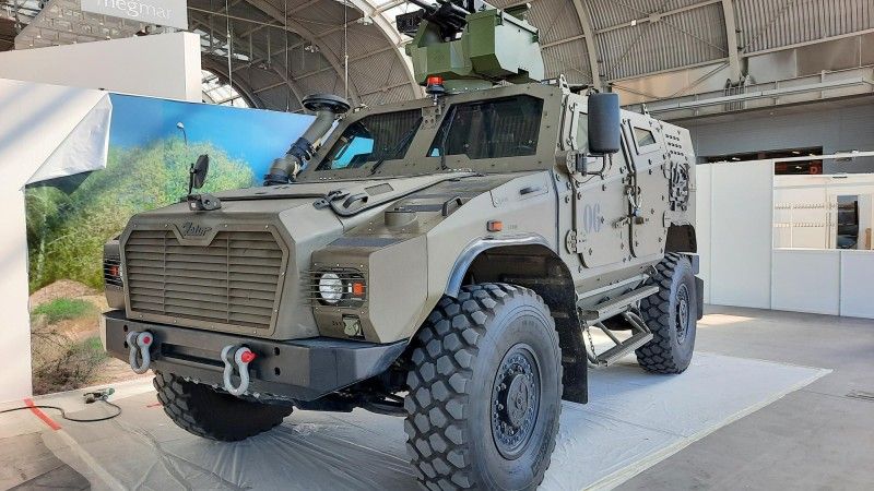 Słowacki Zetor Gerlach podczas MSPO 2021.