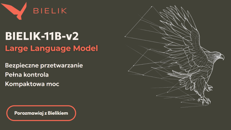 Pasjonaci AI zbierają środki na dalszy rozwój modelu Bielik