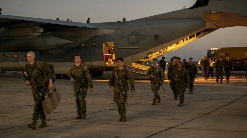 Marines wyznaczeni do wsparcia działań na Kubie