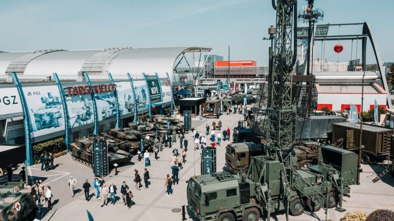 Wystawa sprzętu wojskowego na MSPO 2024.