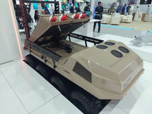 IDEX 2025: Bezzałogowy pojazd Agema