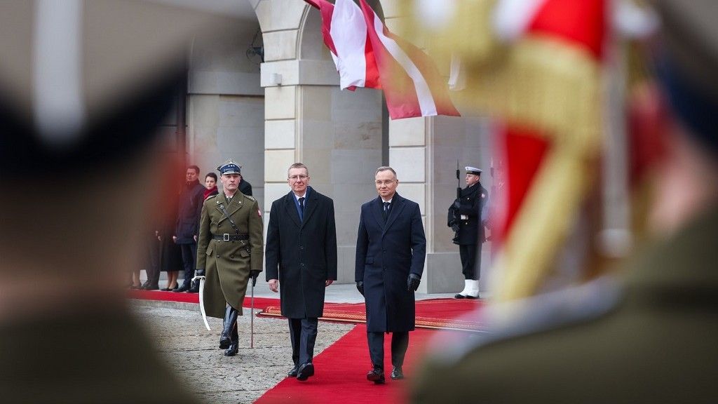 Spotkanie prezydentów Polski i Łotwy. W tle kwestie bezpieczeństwa