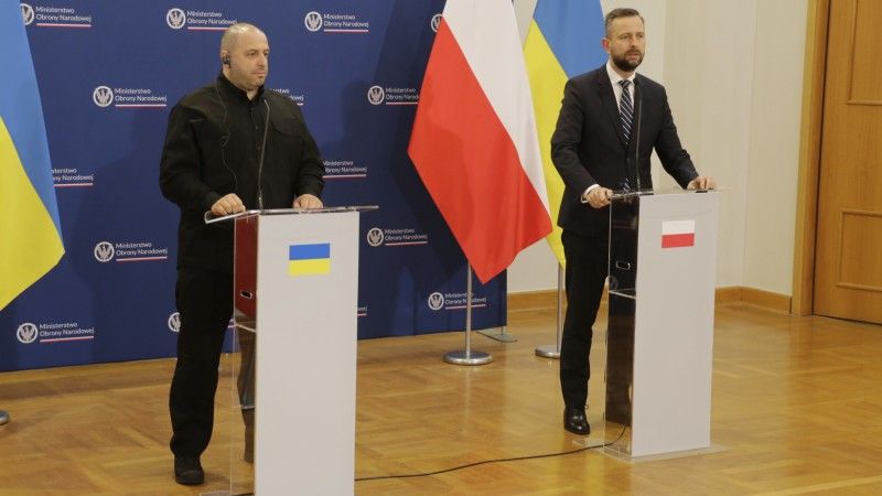 Ministrowie obrony Ukrainy Rustem Umierow,  Polski Władysław Kosiniak-Kamysz