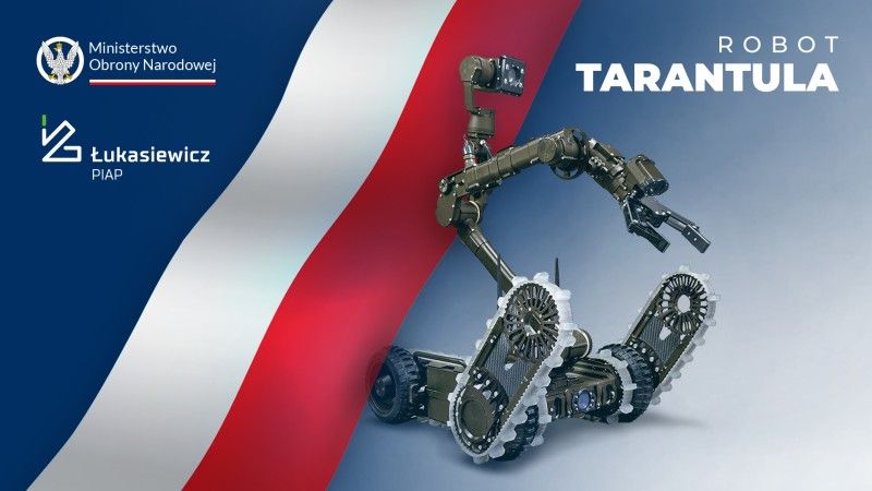 Tarantula, robot rozpoznawczy, PIAP, Wojsko Polskie, Pająk