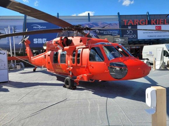 Rumuński S-70M na targach MSPO