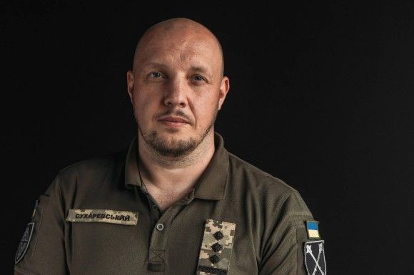 Płk Wadym Sucharewski, dowódca Sił Bezzałogowych Systemów Ukrainy.