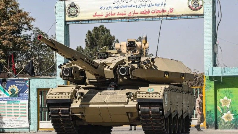 Zmodernizowany irański M60A1 do standardu Sulejman-402.