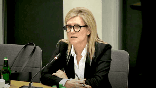 ewa Wrzosek Posiedzenie sejmowej komisji śledczej ds. Pegasusa