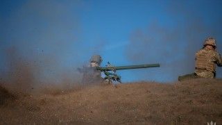 Ukraińskie działo bezodrzutowe SPG-9.