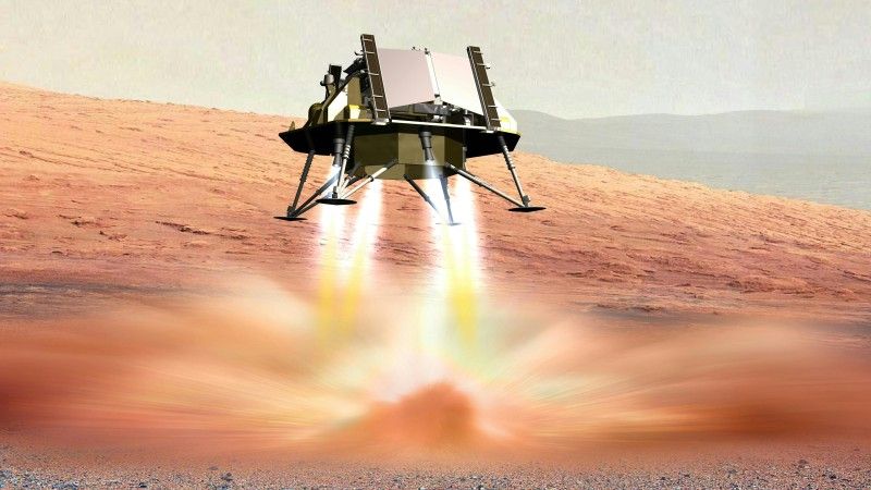 Airbus, Mars, ExoMars, lądowanie na Marsie, Europa, Europejska Agencja Kosmiczna, ESA