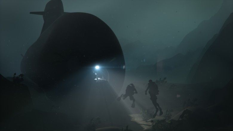 Wizualizacja okrętu podwodnego projektu A26 (typu Blekinge) ze stoczni Saab Kockums. Na ilustracji ukazano płetwonurków opuszczających moduł MMP (Multi Mission Portal).