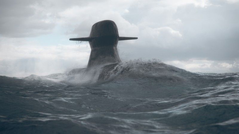 Wizualizacja okrętu podwodnego projektu A26 (typu Blekinge) ze stoczni Saab Kockums.