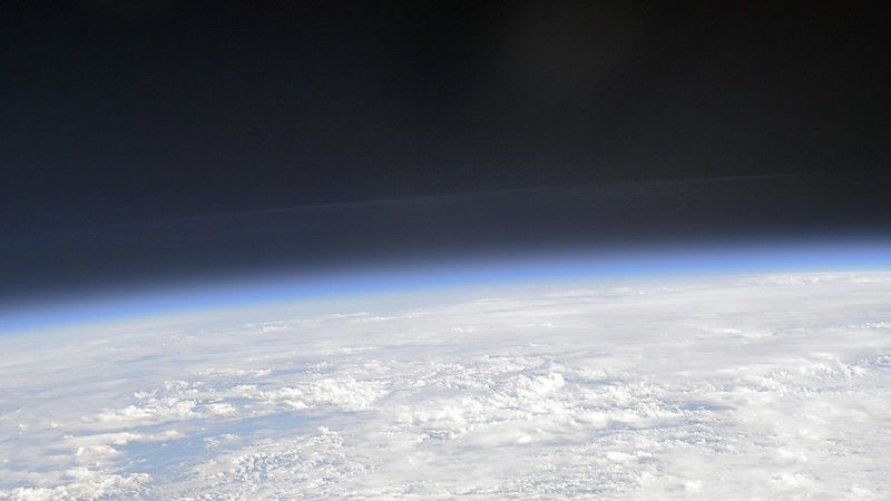 Widok Ziemi z orbity.