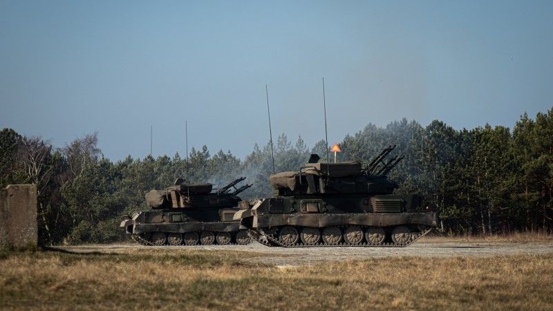 Polski zestaw przeciwlotniczy ZSU-23-4MP Biała.