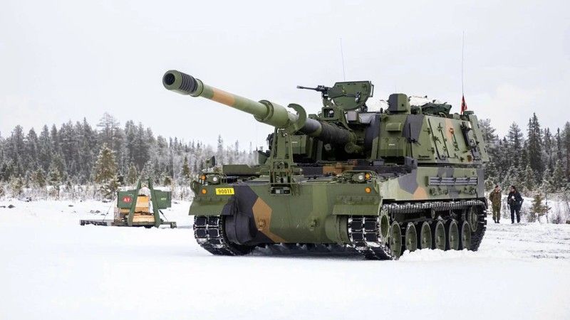Norweska armatohaubica K9 Vidar.