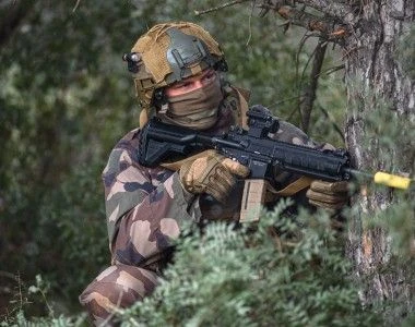 Francuski żołnierz na ćwiczeniach Hemix Orion 2023