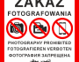 zakaz fotografowania, zakaz fotografowania wzór