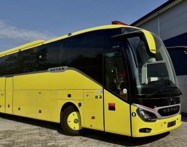 Zeszuta, ambulans, karetka, autokar, SOR, ewakuacji, Setra