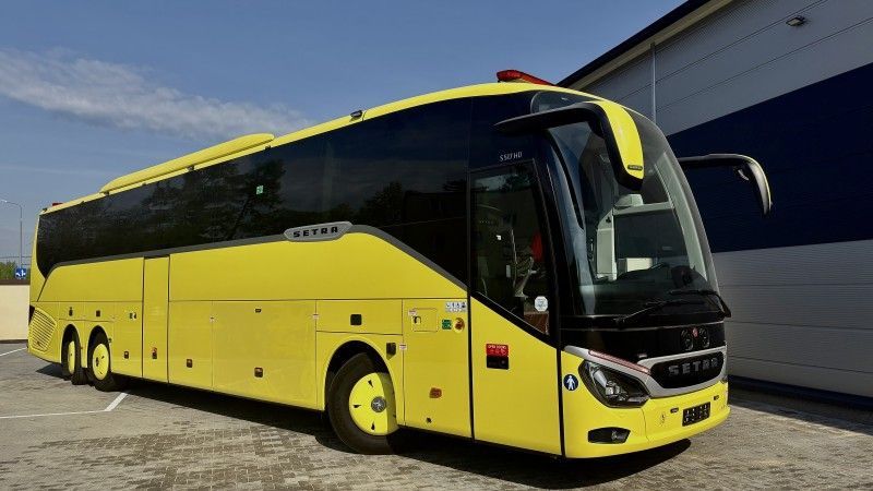 Zeszuta, ambulans, karetka, autokar, SOR, ewakuacji, Setra