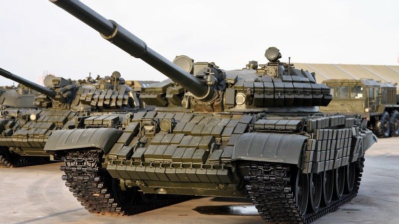 Czołg T-62MW.