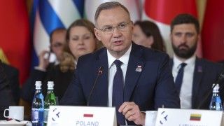 Prezydent RP Andrzej Duda na obradach Inicjatywy Trójmorza.