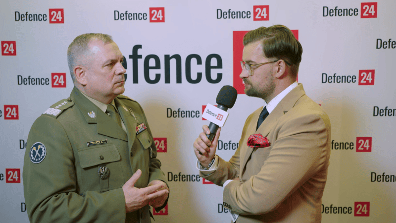 Szef Sztabu Generalnego WP Gen. Wiesław Kukuła w rozmowie z Mariuszem Marszałkowskim podczas konferencji Defence 24 Days