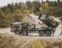 Wieloprowadnicowa wyrzutnia rakiet Homar-K na ćwiczeniach Arcane Thunder 25 w Ustce.