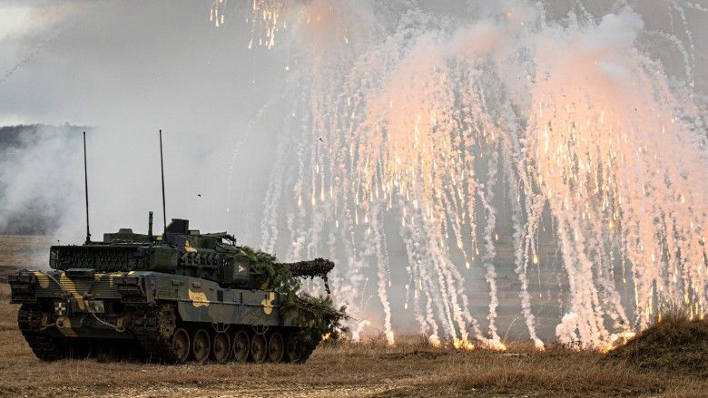 Węgierski czołg podstawowy Leopard 2A7HU.