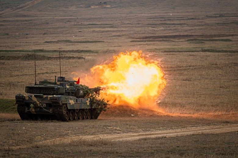 Węgierski czołg podstawowy Leopard 2A7HU.