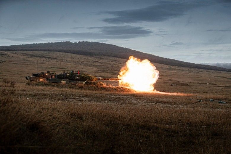Węgierski czołg podstawowy Leopard 2A7HU.