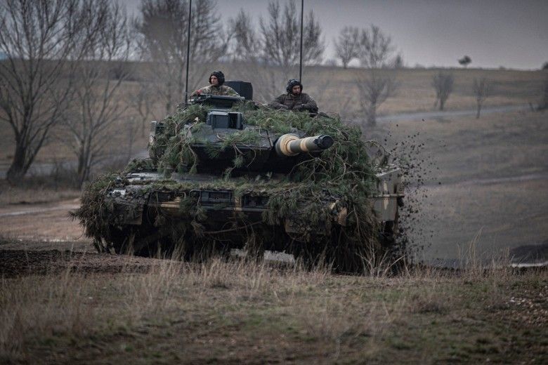 Węgierski czołg podstawowy Leopard 2A7HU.