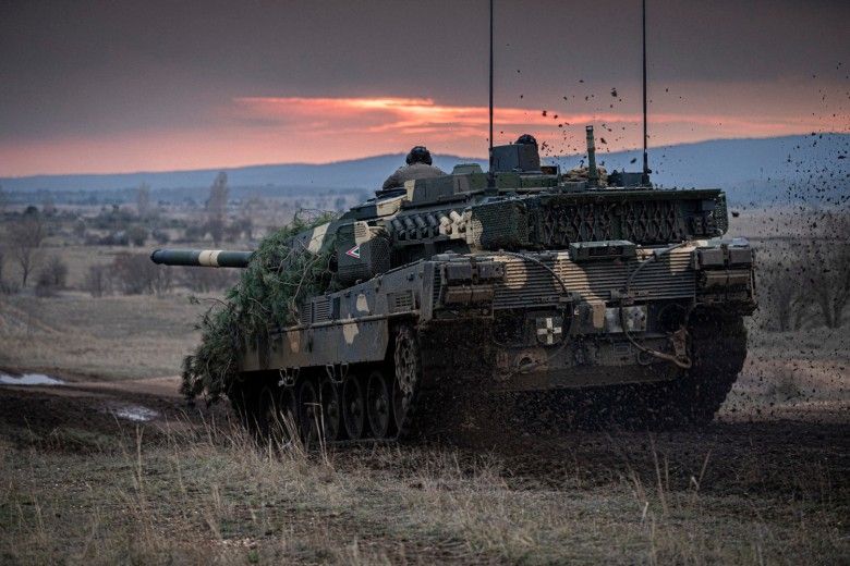 Węgierski czołg podstawowy Leopard 2A7HU.