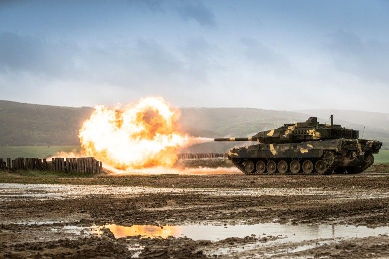 Węgierski czołg podstawowy Leopard 2A7HU.