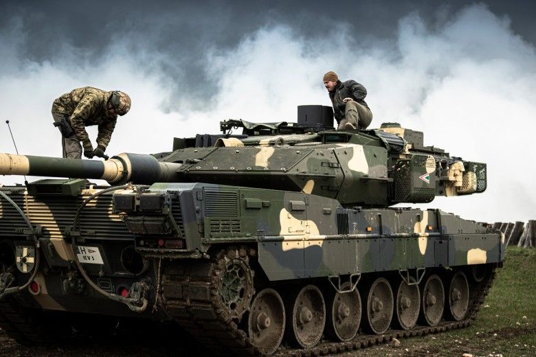 Węgierski czołg podstawowy Leopard 2A7HU.