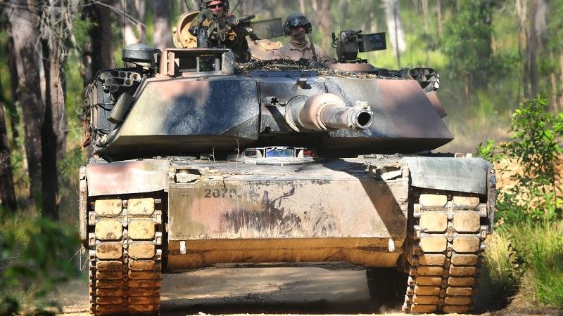 Czołg M1A1SA wojsk lądowych Australii.