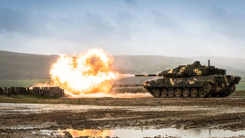 Węgierski czołg podstawowy Leopard 2A7HU.